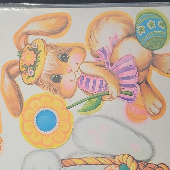 🐇💲1️⃣ 🐇 NEW🥚 Easter Cutouts 7 Pc Assorted Sz Dual Print Hanging Decorations - Picture 10 of 12